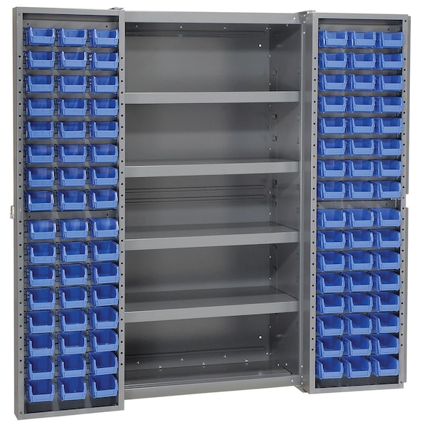 Global Industrial Bin Cabinet, 38 in W, 72 in H, 24 D 662152BL - main
